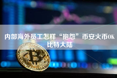 内部海外员工怎样“抱怨”币安火币OK比特大陆