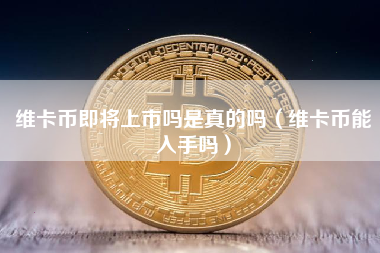 维卡币即将上市吗是真的吗（维卡币能入手吗）
