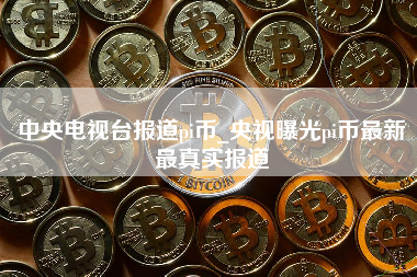中央电视台报道pi币_央视曝光pi币最新最真实报道