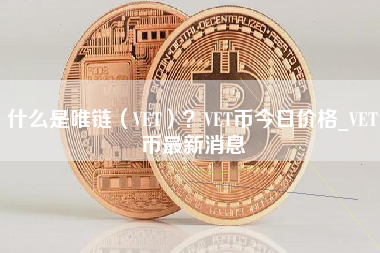 什么是唯链（VET）？VET币今日价格_VET币最新消息
