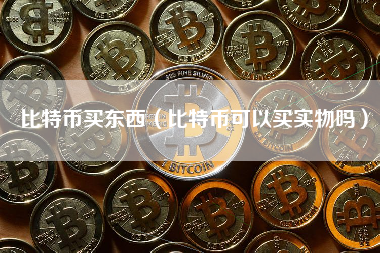 比特币买东西（比特币可以买实物吗）