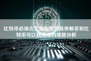 比特币必须去交易所买吗具体解答和比特币可以直接买吗细致分析