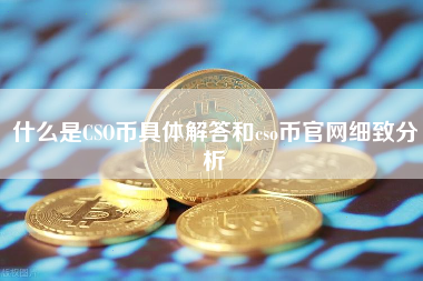 什么是CSO币具体解答和cso币官网细致分析