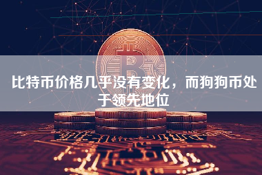 比特币价格几乎没有变化，而狗狗币处于领先地位
