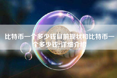 比特币一个多少钱目前现状和比特币一个多少钱?详细介绍