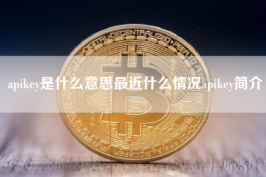 apikey是什么意思最近什么情况apikey简介