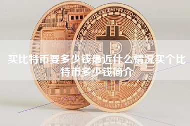 买比特币要多少钱最近什么情况买个比特币多少钱简介