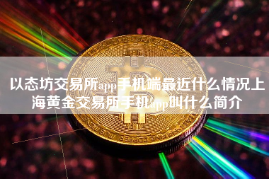 以态坊交易所app手机端最近什么情况上海黄金交易所手机app叫什么简介