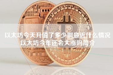 以太坊今天升值了多少啊最近什么情况以太坊今年还会大涨吗简介