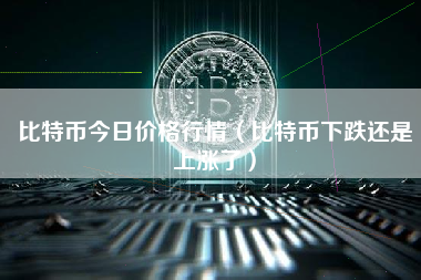 比特币今日价格行情（比特币下跌还是上涨了）