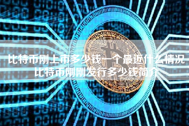 比特币刚上市多少钱一个最近什么情况比特币刚刚发行多少钱简介
