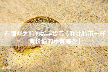 有哪些之前的数字货币（和比特币一样有价值的币有哪些）