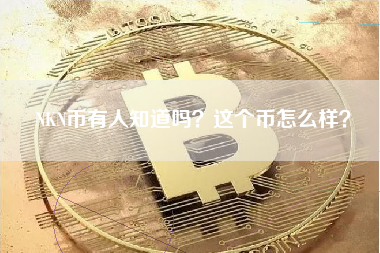 NKN币有人知道吗？这个币怎么样？