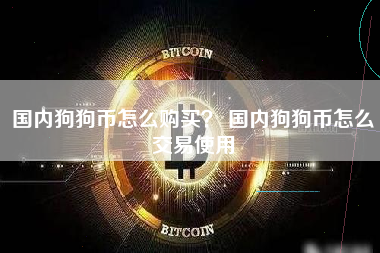 国内狗狗币怎么购买？ 国内狗狗币怎么交易使用