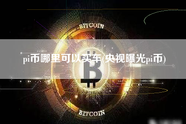 pi币哪里可以买车(央视曝光pi币)