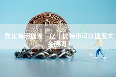 卖比特币提现一亿（比特币可以提现大金额吗）