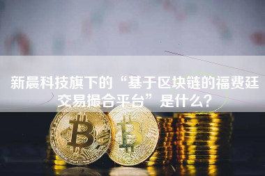 新晨科技旗下的“基于区块链的福费廷交易撮合平台”是什么？