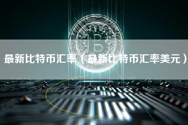最新比特币汇率（最新比特币汇率美元）