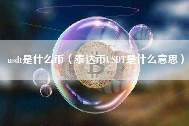 usdt是什么币（泰达币USDT是什么意思）