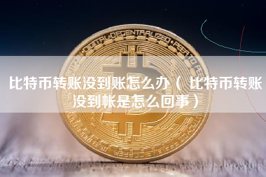 比特币转账没到账怎么办（ 比特币转账没到帐是怎么回事）