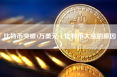 比特币突破4万美元（比特币大涨的原因）