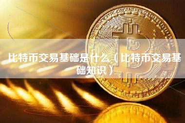 比特币交易基础是什么（比特币交易基础知识）